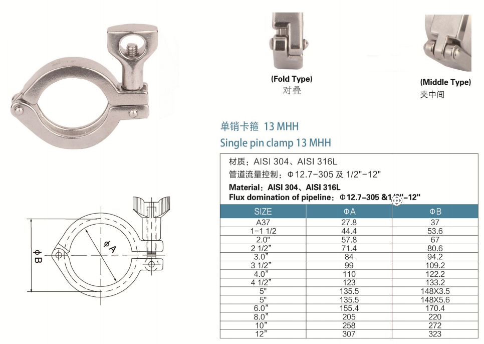 13MHH single pin 13MHH Einzelstift