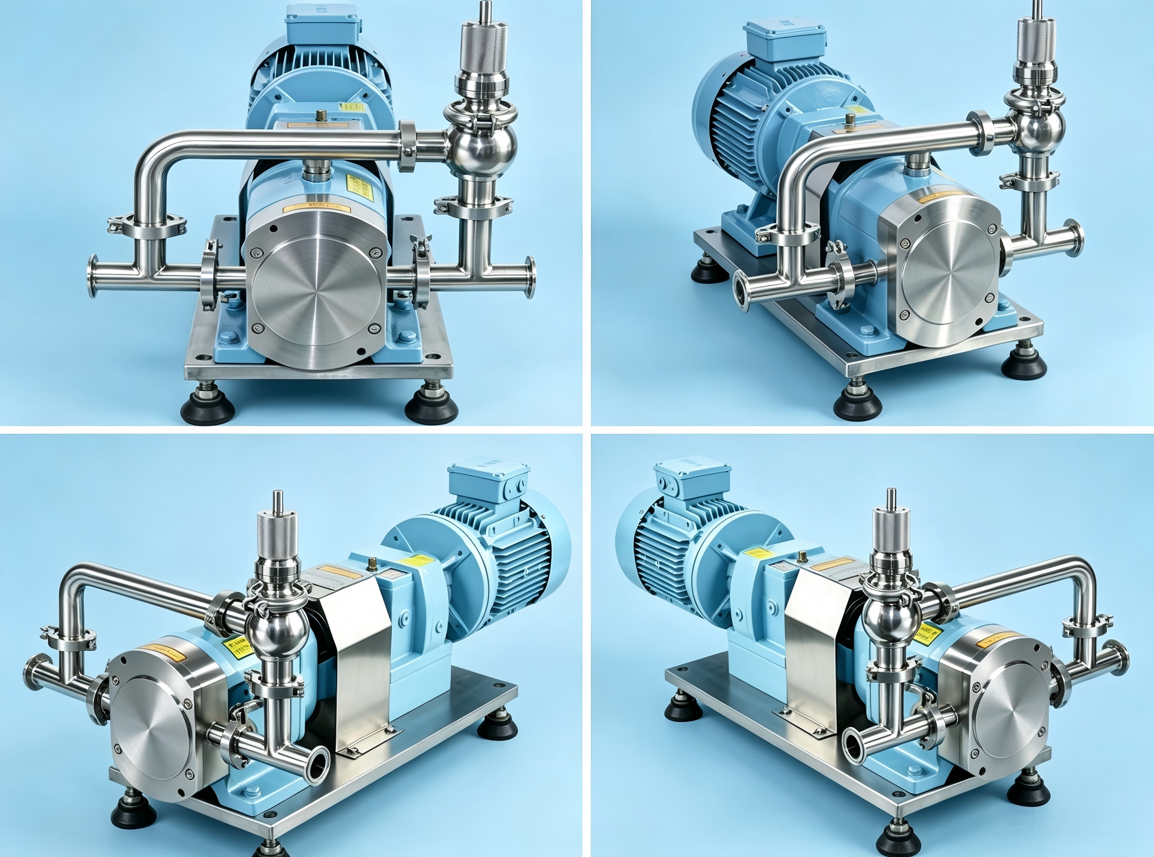 Lobe pump with safety Kolbenpumpe mit Sicherheit
