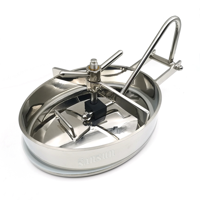 Sanitär -Edelstahl Oval Manway Inox -Manloch 