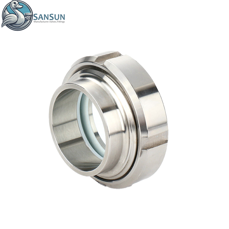 Flüssigkeitskühlsysteme für Rechenzentren, 316L-Edelstahl-Schauglas mit Union-Anschluss