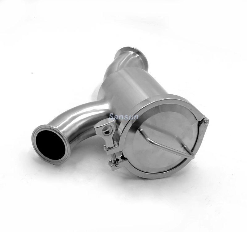 Hygienische Edelstahl -Triclamp -Y -Siebfilter