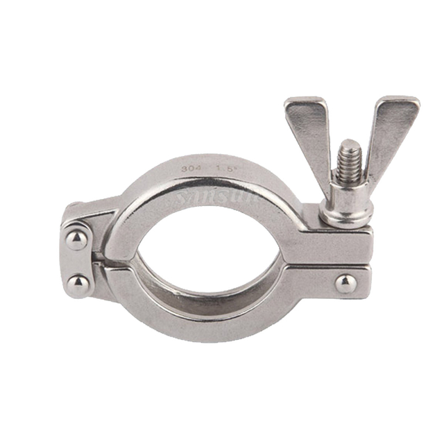 1,5 "Sanitär SS Double Pin Clamp für Ferrule