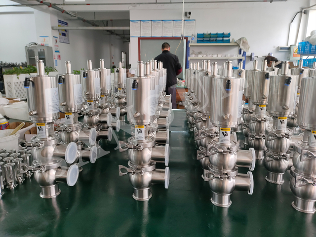 sansun-Pneumatic Single Seat Valves-workshop