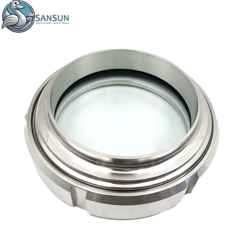 Flüssigkeitskühlsysteme für Rechenzentren, 316L-Edelstahl-Schauglas mit Union-Anschluss