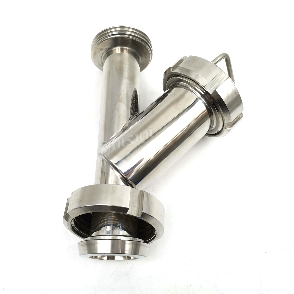 Homebrew Hygienic Edelstahl männliches Y -Typ -Sieb mit Nuss 