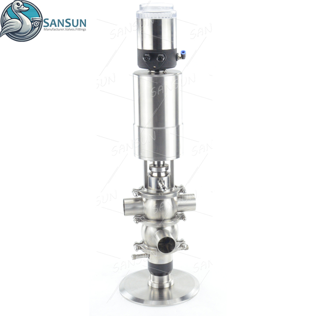 Hygienisches, einzigartiges, vermischungssicheres SSV-Doppelsitzventil