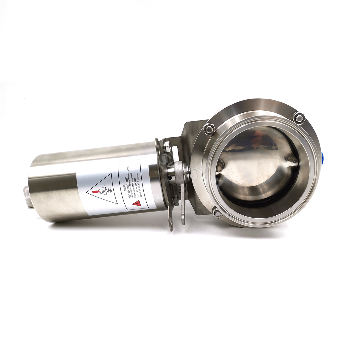 Pneumatische Luftfeder Triklamp -Schmetterlingsventil