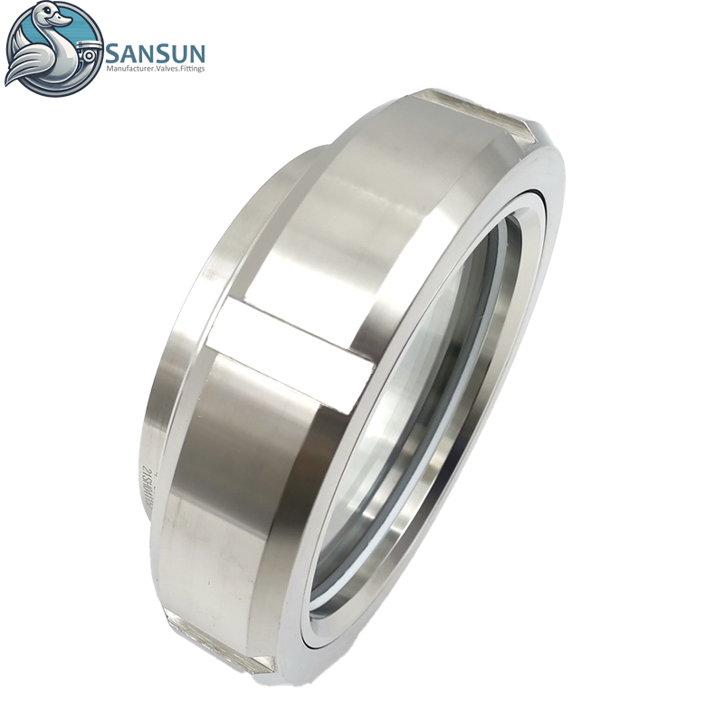 Flüssigkeitskühlsysteme für Rechenzentren, 316L-Edelstahl-Schauglas mit Union-Anschluss