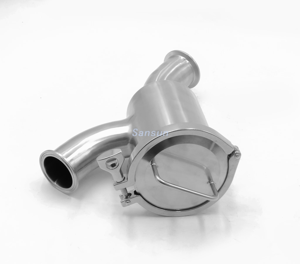 Hygienische Edelstahl -Triclamp -Y -Siebfilter