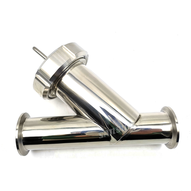 304 Edelstahl -Klemmende y Inline -Sieb für Bier