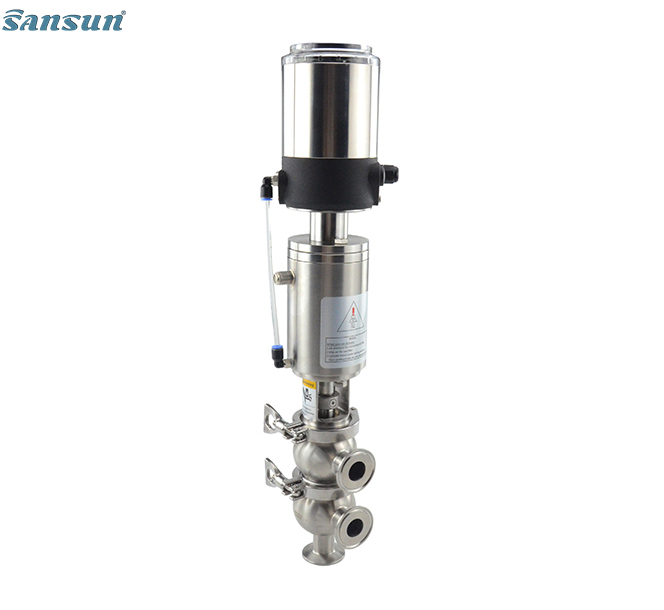 Pneumatische Einzelsitzventile mit C-Top ASI-Bus