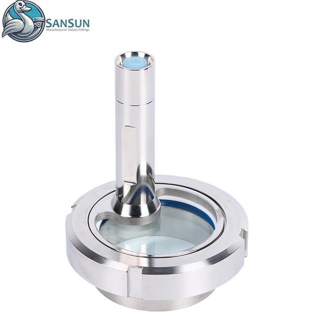 Flüssigkeitskühlungslösungen für Rechenzentren, Schauglas für Leuchten aus 316L-Edelstahl