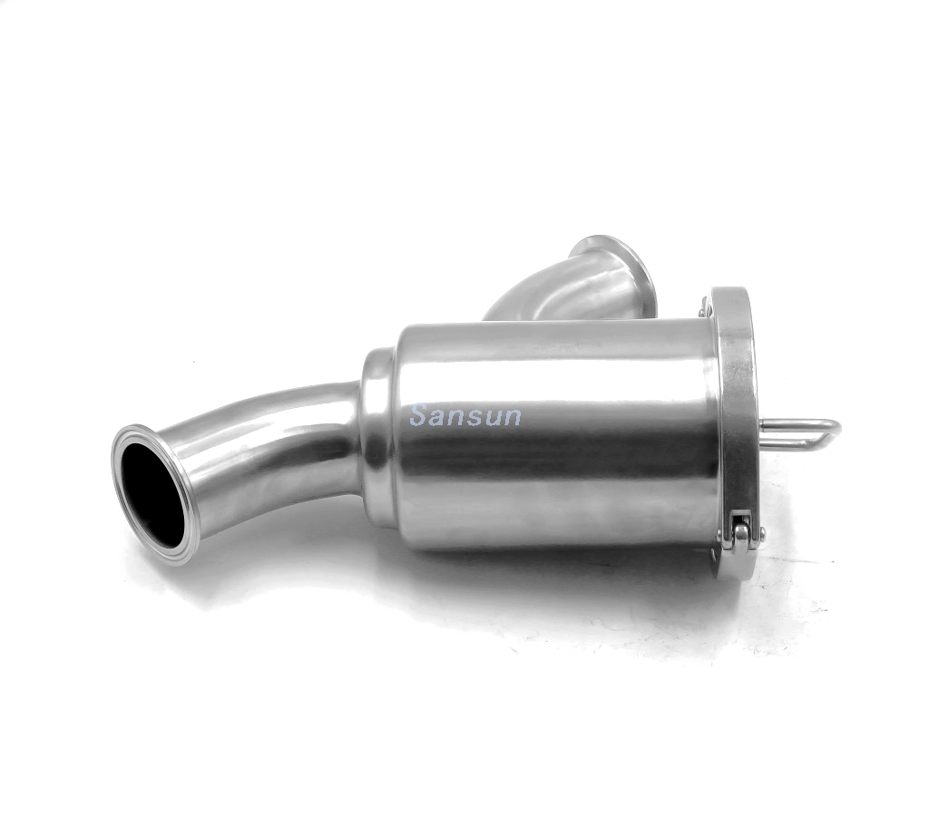 Hygienische Edelstahl -Triclamp -Y -Siebfilter