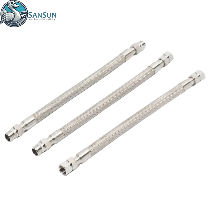 Flüssigkeitskühlsysteme für Rechenzentren, Edelstahlgewebe, flexibles Wellrohr