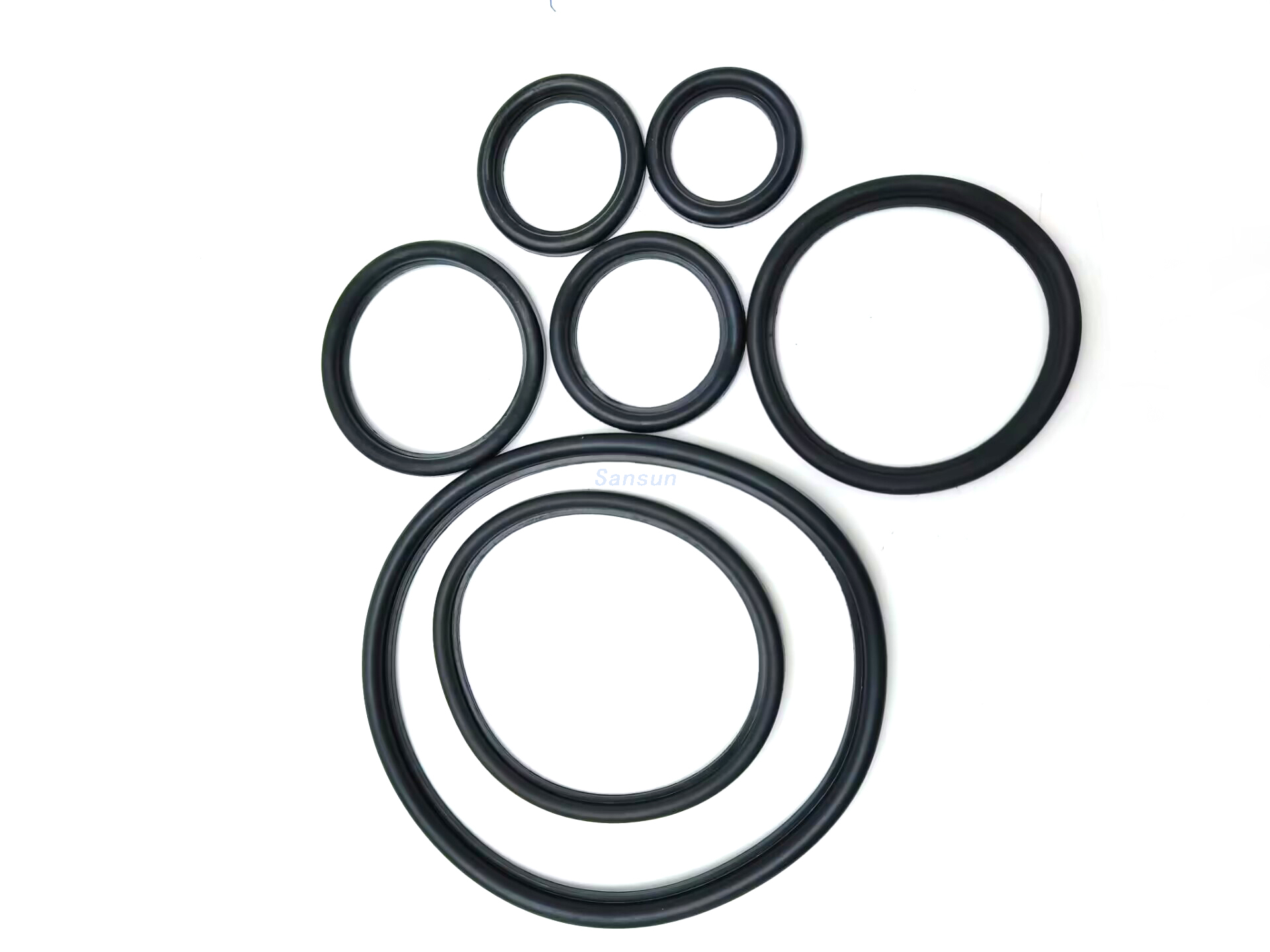 Lebensmittelqualität Din Union Silicon Viton EPDM Dichtungsdichtung Ring