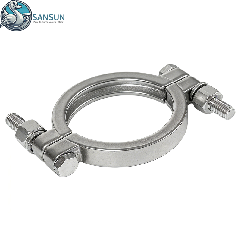  Flüssigkeitskühlsysteme für Rechenzentren 304 Hochdruck-Tri-Clamp mit Edelstahlmutter