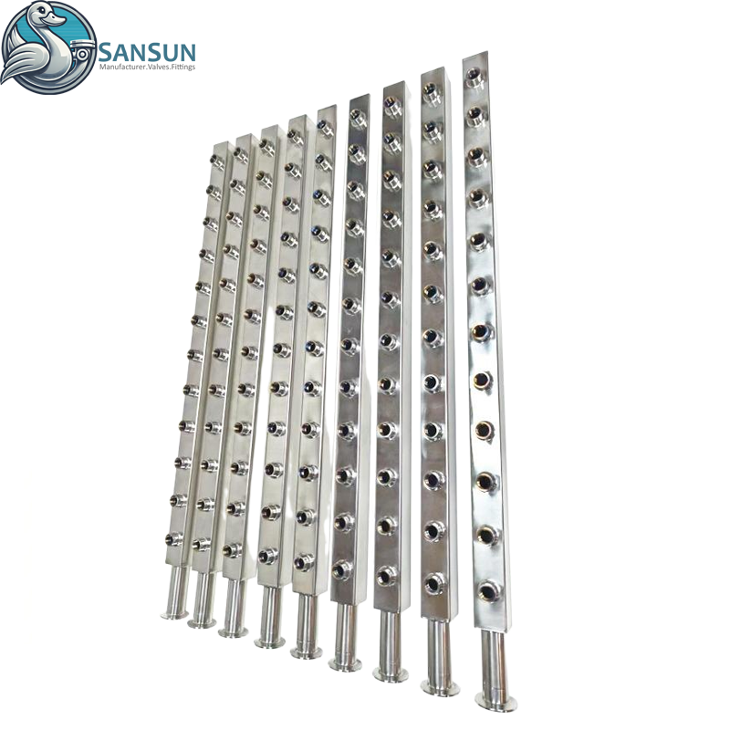 Flüssigkeitskühlsysteme für Rechenzentren, Rackverteiler aus 316L-Edelstahl