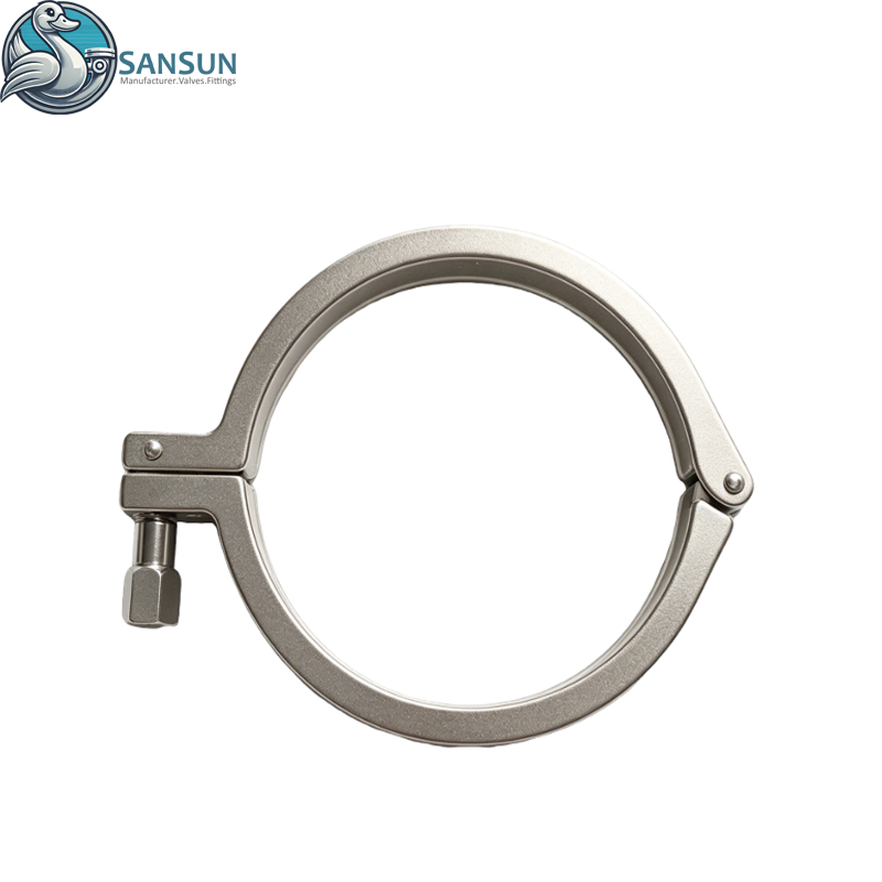 304 Sanitär-Einzelstift-Tri-Clamp-Mutter Typ H17 