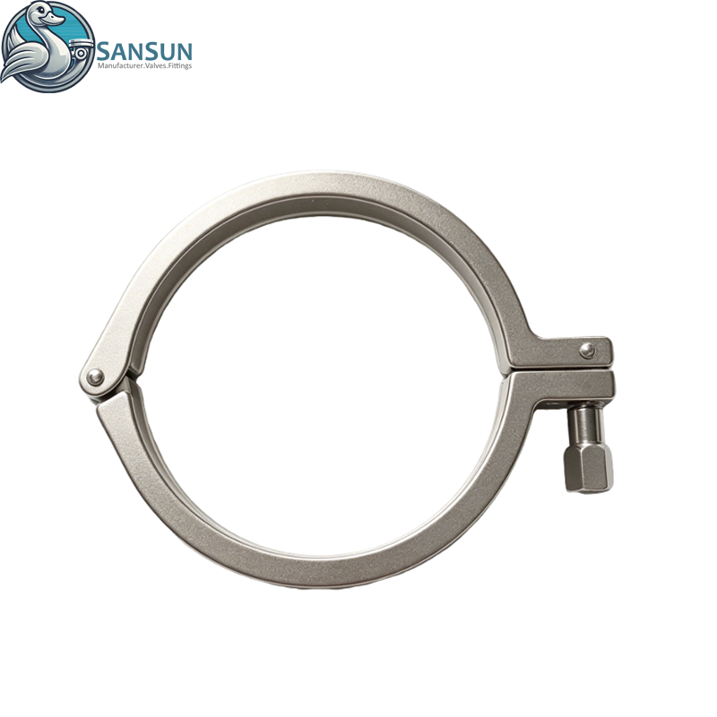 304 Sanitär-Einzelstift-Tri-Clamp-Mutter Typ H17 