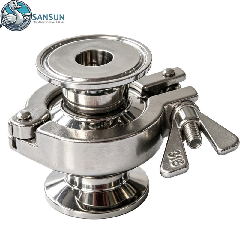 316L Sanitär-Thermostat-Kondensatableiter mit ausgeglichenem Druck, Tri-Clamp