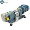 Hygienische Drehkolbenpumpe aus Edelstahl 316L
